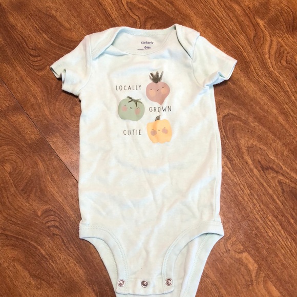 Carter's Blue Bodysuit Soft Cotton One Piece - Picture 1 of 5